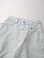 minaperhonen ミナペルホネン always  デニム  ワイド パンツ 34 ライトブルー  【中古】