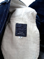 mina perhonen ミナペルホネン always テーパードデニムパンツ ネイビー 34【中古】