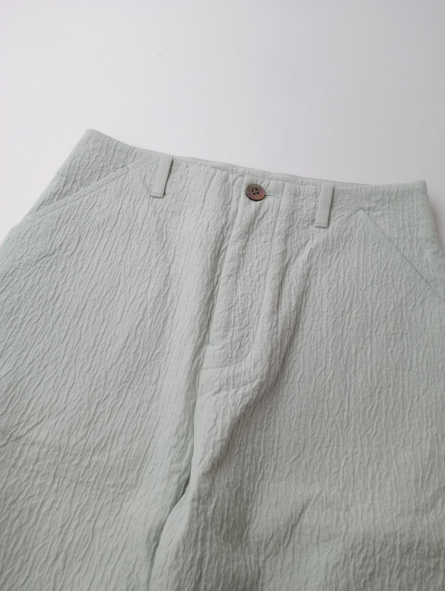 minaperhonen ミナペルホネン moon sand ムーンサンド パンツ コットン 綿 100% ライトブルー 36【中古】