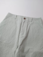 minaperhonen ミナペルホネン moon sand ムーンサンド パンツ コットン 綿 100% ライトブルー 36【中古】