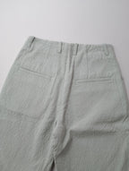 minaperhonen ミナペルホネン moon sand ムーンサンド パンツ コットン 綿 100% ライトブルー 36【中古】