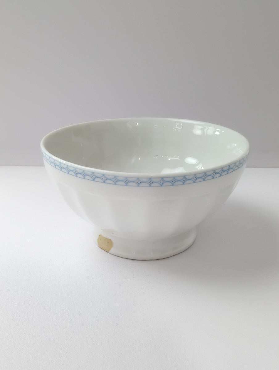 FD Chauvigny ショーヴィニー フランスアンティーク カフェオレボウル 白 ブルー  【中古】 (コピー)