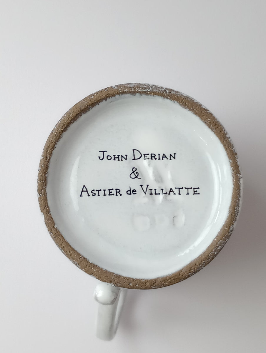 Astier de Villatte アスティエ・ド・ヴィラット John Derian Roseprigジョンデリアン スモールマグカップ 【中古】