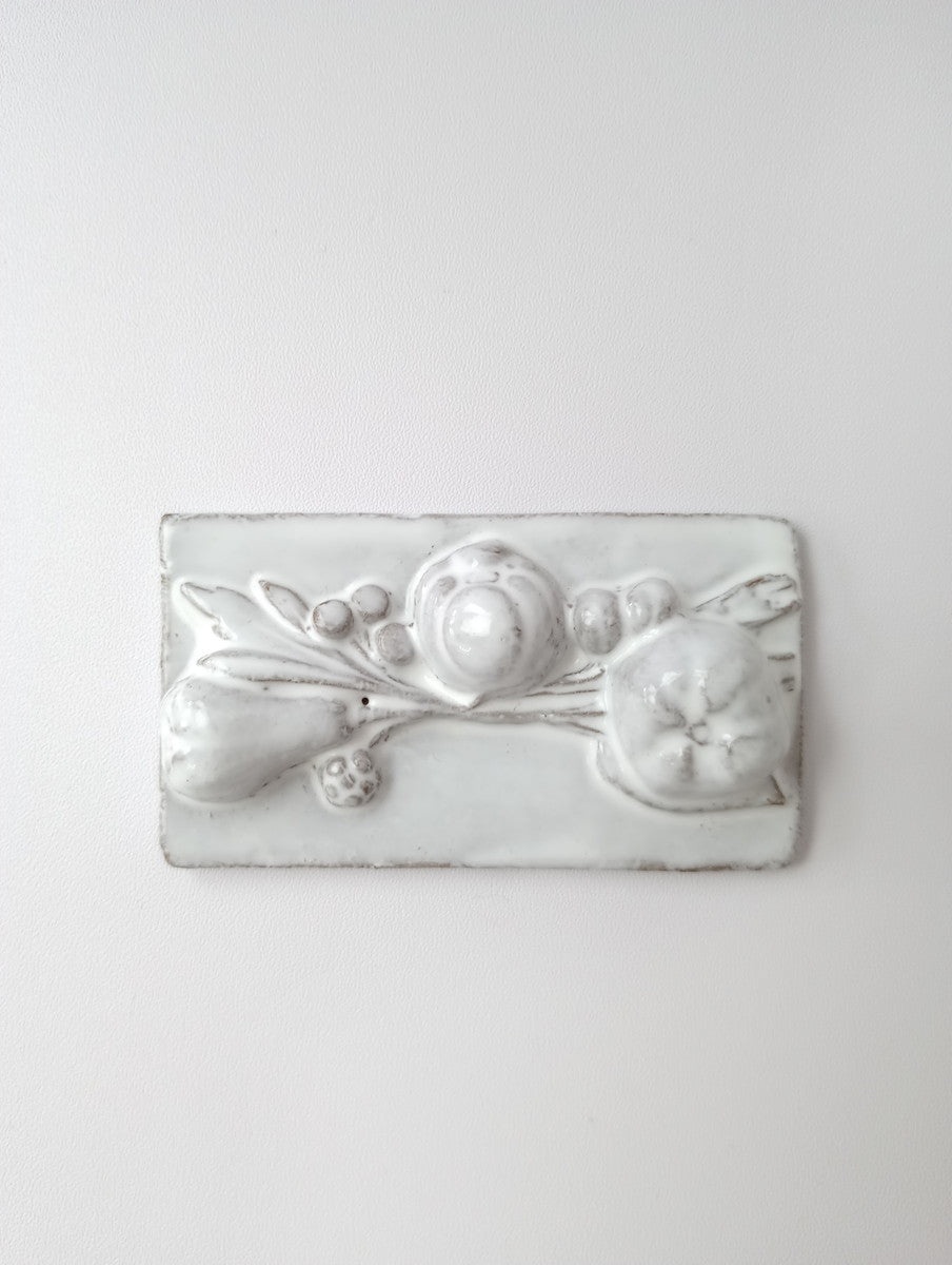 Astier de Villatte アスティエ・ド・ヴィラット お箸置き   オブジェ 白 【中古】