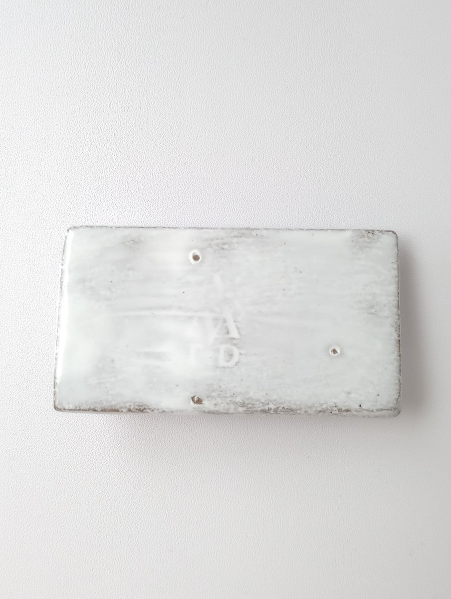Astier de Villatte アスティエ・ド・ヴィラット お箸置き   オブジェ 白 【中古】