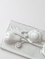 Astier de Villatte アスティエ・ド・ヴィラット お箸置き   オブジェ 白 【中古】)