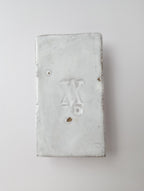 Astier de Villatte アスティエ・ド・ヴィラット お箸置き   オブジェ 白 【中古】)