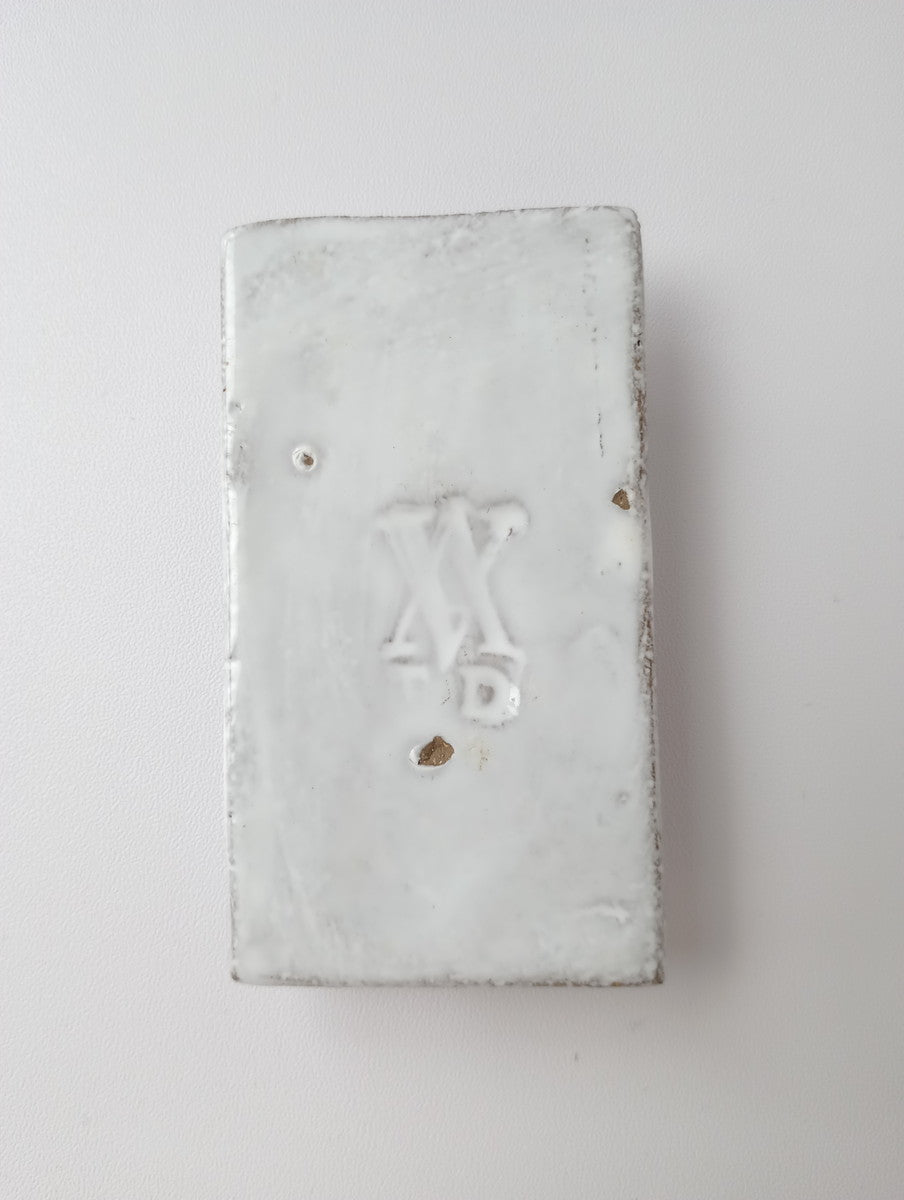 Astier de Villatte アスティエ・ド・ヴィラット お箸置き   オブジェ 白 【中古】)