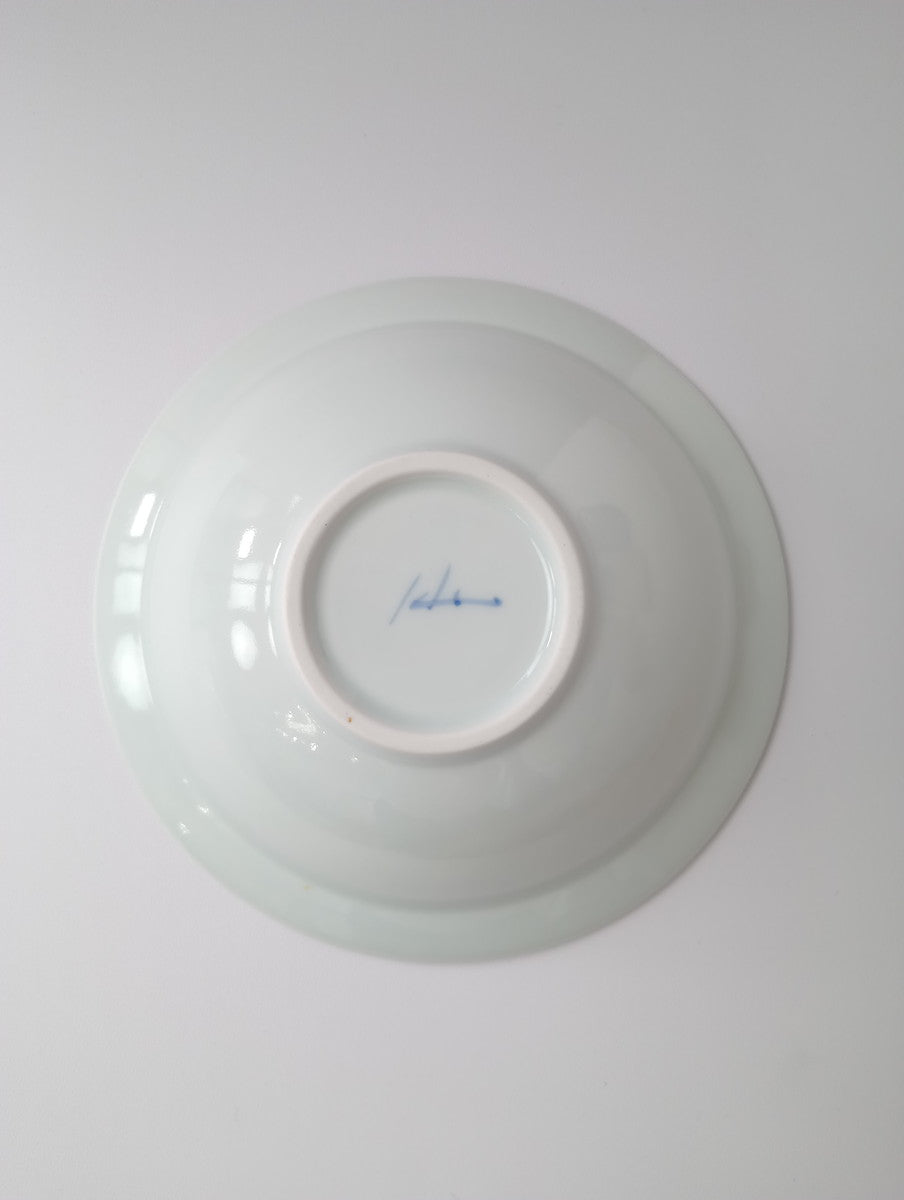 Lee gee jo イ・キジョ 李起助  Deep plate 白 皿 【中古】