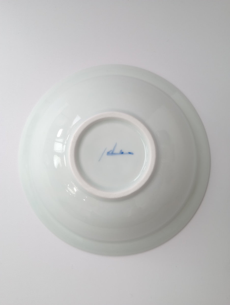 Lee gee jo イ・キジョ 李起助  Deep plate 白 皿 【中古】