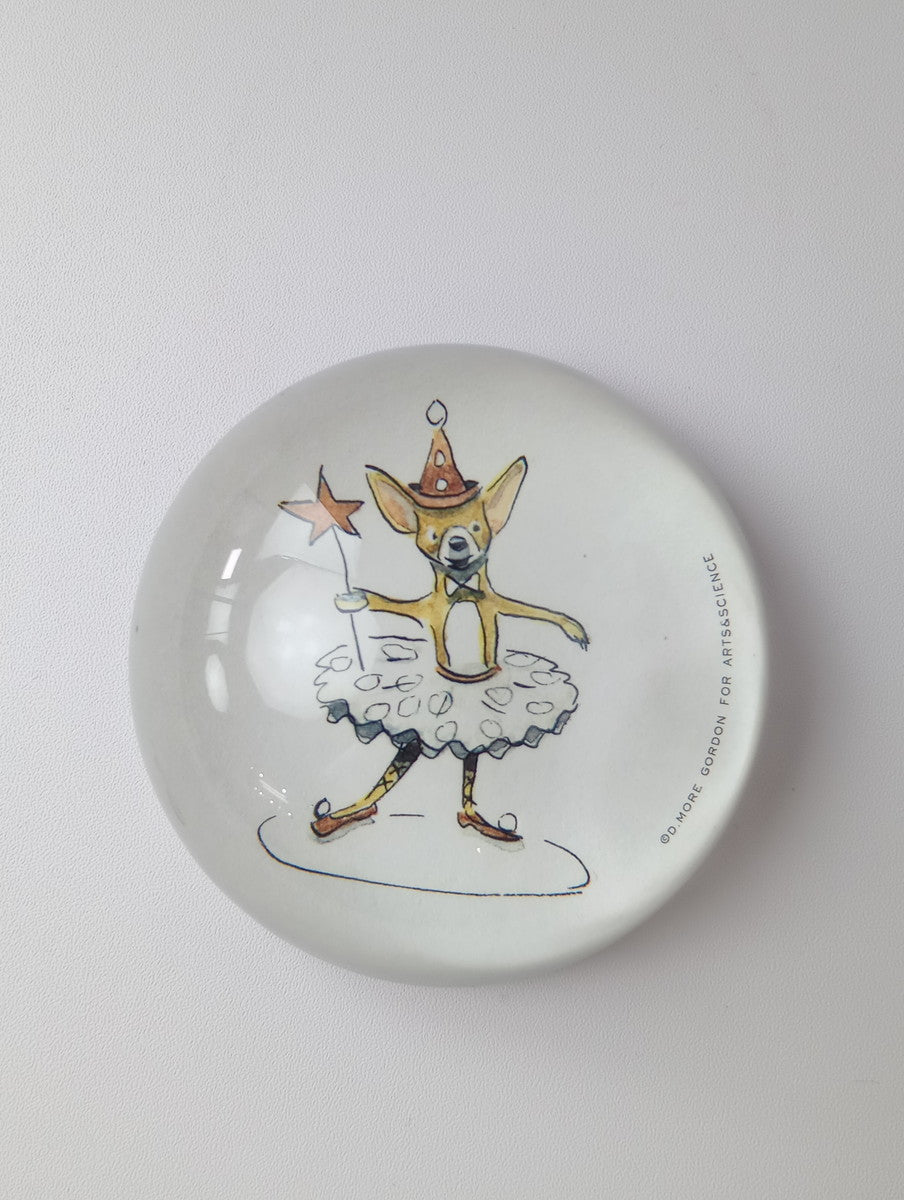 Domenica More Gordon × J.D.for A&S ARTS&SCIENCE アーツアンドサイエンス Paper weight A(Sepia) 別注 ペーパーウェイト ガラス  【中古】