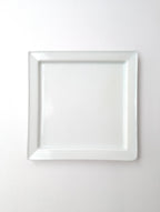 Lee gee jo  イ・キジョ 李起助  Square  plate スクエア プレート 皿 白 【中古】