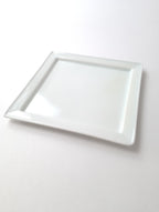 Lee gee jo  イ・キジョ 李起助  Square  plate スクエア プレート 皿 白 【中古】