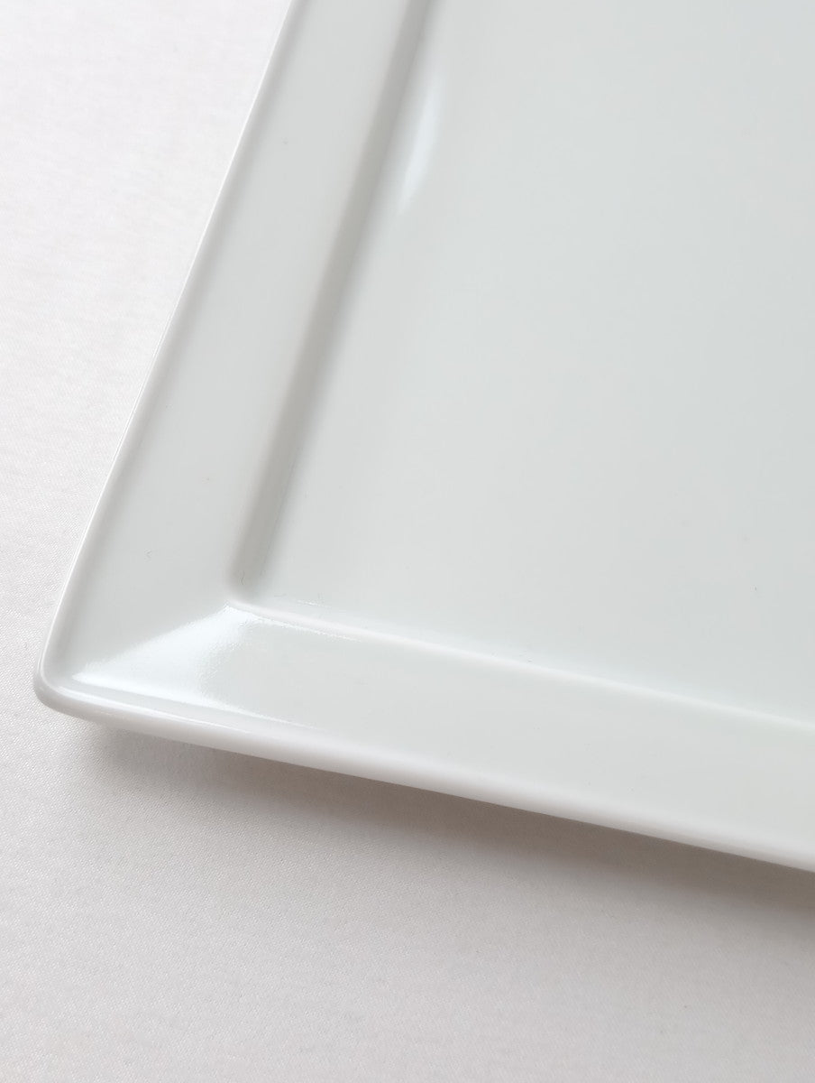 Lee gee jo  イ・キジョ 李起助  Square  plate スクエア プレート 皿 白 【中古】