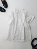 TICCA ティッカ レースフレンチ シャツ トップス  刺繍 白 ホワイト (2M＋3735) 【中古】