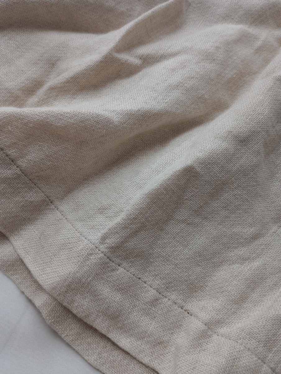 Vlas Blomme ヴラスブラム コルトレイクリネン イージー ロングスカート 生成り 【中古】