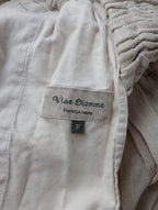 Vlas Blomme ヴラスブラム コルトレイクリネン イージー ロングスカート 生成り 【中古】