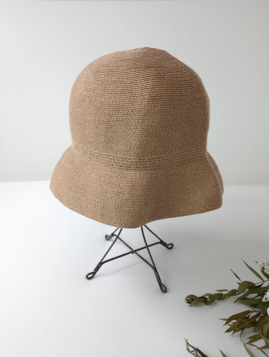 mature ha. マチュアーハ WP paper braid hat switch short ペーパーハット 帽子 ベージュ (16M＋3154)【中古】