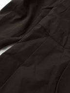 MARGARET HOWELL マーガレットハウエル SOFT COTTON POPLIN DRESS 長袖 シャツワンピース ロング ダークブラウン コットン 綿 100％ 1 【中古】