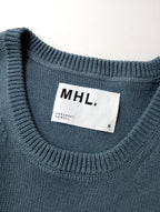 MHL. エムエイチエル マーガレットハウエル BELGIAN LINEN COTTON ベルギーリネン コットン ニットベスト 2【中古】