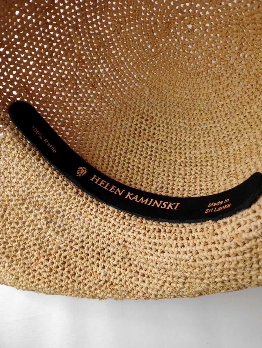 新品 HELEN KAMINSKI ヘレンカミンスキー Provence 12 プロヴァンス ラフィア ハット 帽子 ベージュ (BM＋3543)