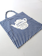R&D.M.Co- オールドマンズテーラー RAINY STRIPE TOTE BAG トートバッグ ブルー 【中古】