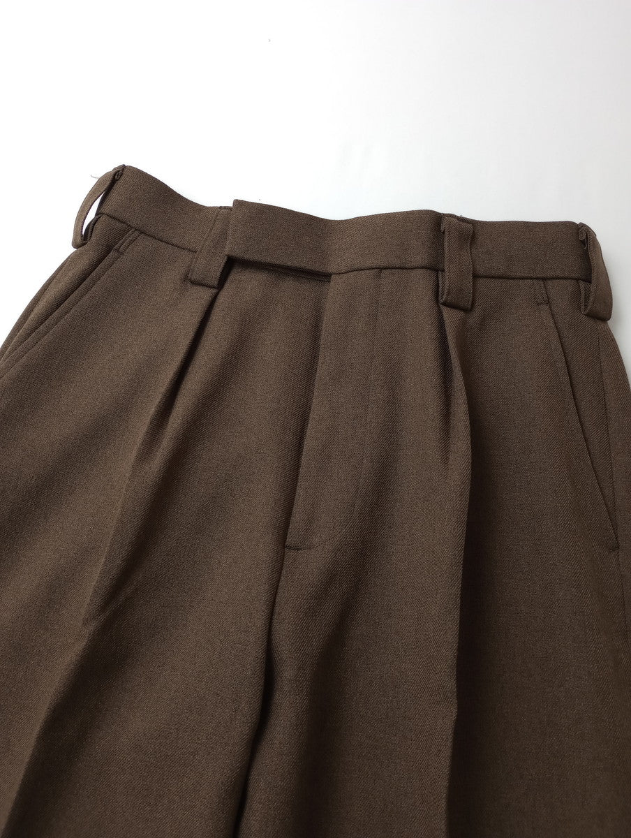 THE SHINZONE シンゾーン BARRACK PANTS バラック パンツ トラウザー  ブラウン 34【中古】