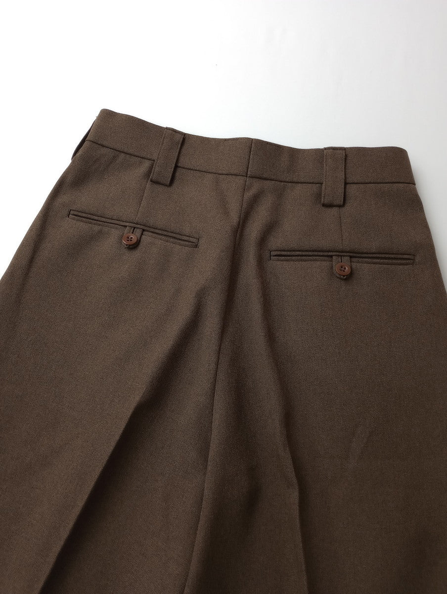 THE SHINZONE シンゾーン BARRACK PANTS バラック パンツ トラウザー  ブラウン 34【中古】