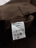 THE SHINZONE シンゾーン BARRACK PANTS バラック パンツ トラウザー  ブラウン 34【中古】