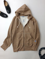 新品 R&D.M.Co- オールドマンズテーラー 裏起毛 ZIP UP PARKA ジップアップ パーカー 羽織   ベージュ L 【中古】