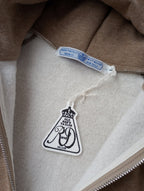 新品 R&D.M.Co- オールドマンズテーラー 裏起毛 ZIP UP PARKA ジップアップ パーカー 羽織   ベージュ L 【中古】