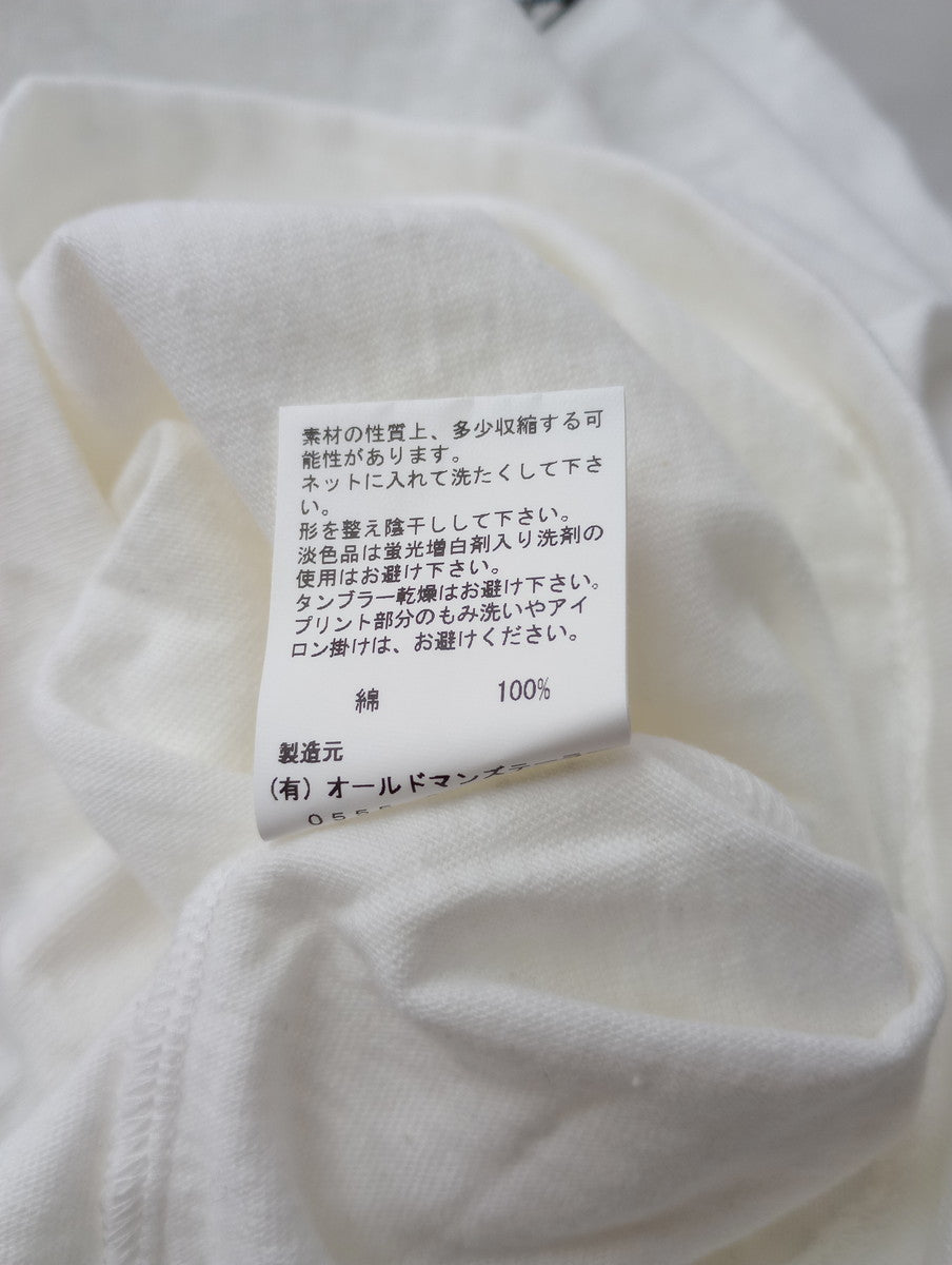 R&D.M.Co- オールドマンズテーラー SPY EYE T-SHIRT スパイアイTシャツ 半袖  L  白【中古】