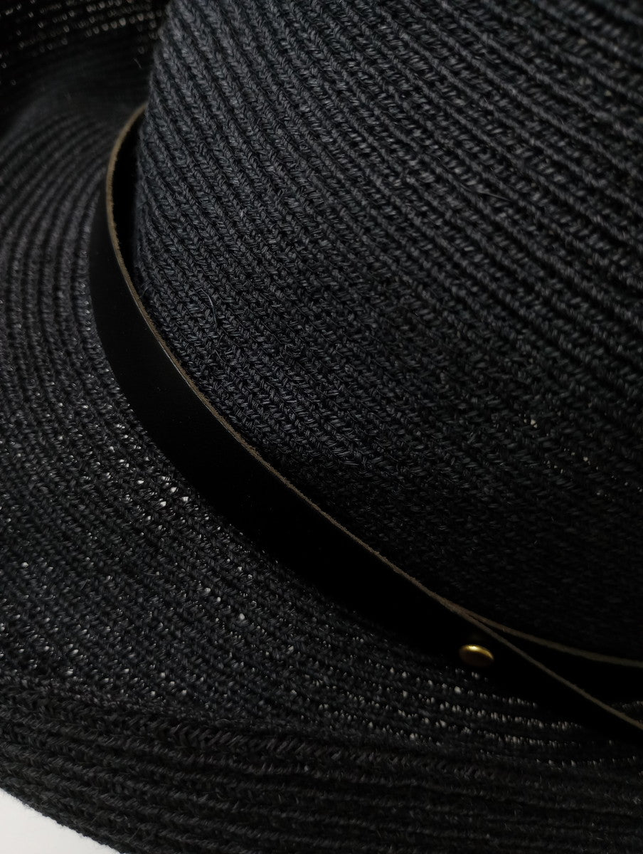 mature ha. マチュアーハ BOXED HAT ボックスハット 帽子 黒 ブラック  (AM＋3797)【中古】