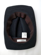 mature ha. マチュアーハ BOXED HAT ボックスハット 帽子 黒 ブラック  (AM＋3797)【中古】