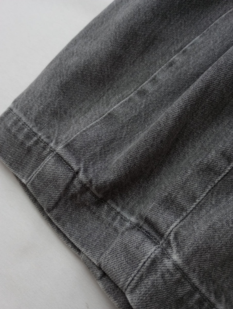 HARVESTY ハーベスティ BLACK DENIM CIRCUS PANTS ブラックデニム サーカスパンツ GRAY FADE グレー 1【中古】