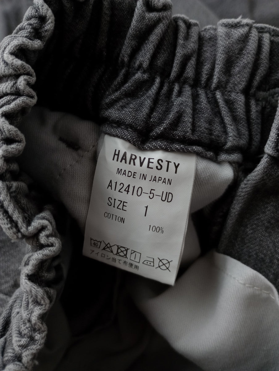 HARVESTY ハーベスティ BLACK DENIM CIRCUS PANTS ブラックデニム サーカスパンツ GRAY FADE グレー 1【中古】