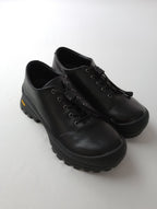 molle shoes モールシューズ レザーシューズ Q/L OXFORD クイックシューレース 靴 黒 ブラック  【中古】