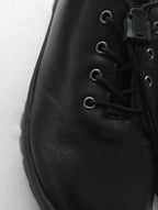 molle shoes モールシューズ レザーシューズ Q/L OXFORD クイックシューレース 靴 黒 ブラック  【中古】