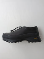 molle shoes モールシューズ レザーシューズ Q/L OXFORD クイックシューレース 靴 黒 ブラック  【中古】