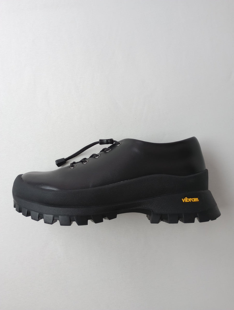molle shoes モールシューズ レザーシューズ Q/L OXFORD クイックシューレース 靴 黒 ブラック  【中古】