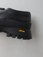 molle shoes モールシューズ レザーシューズ Q/L OXFORD クイックシューレース 靴 黒 ブラック  【中古】