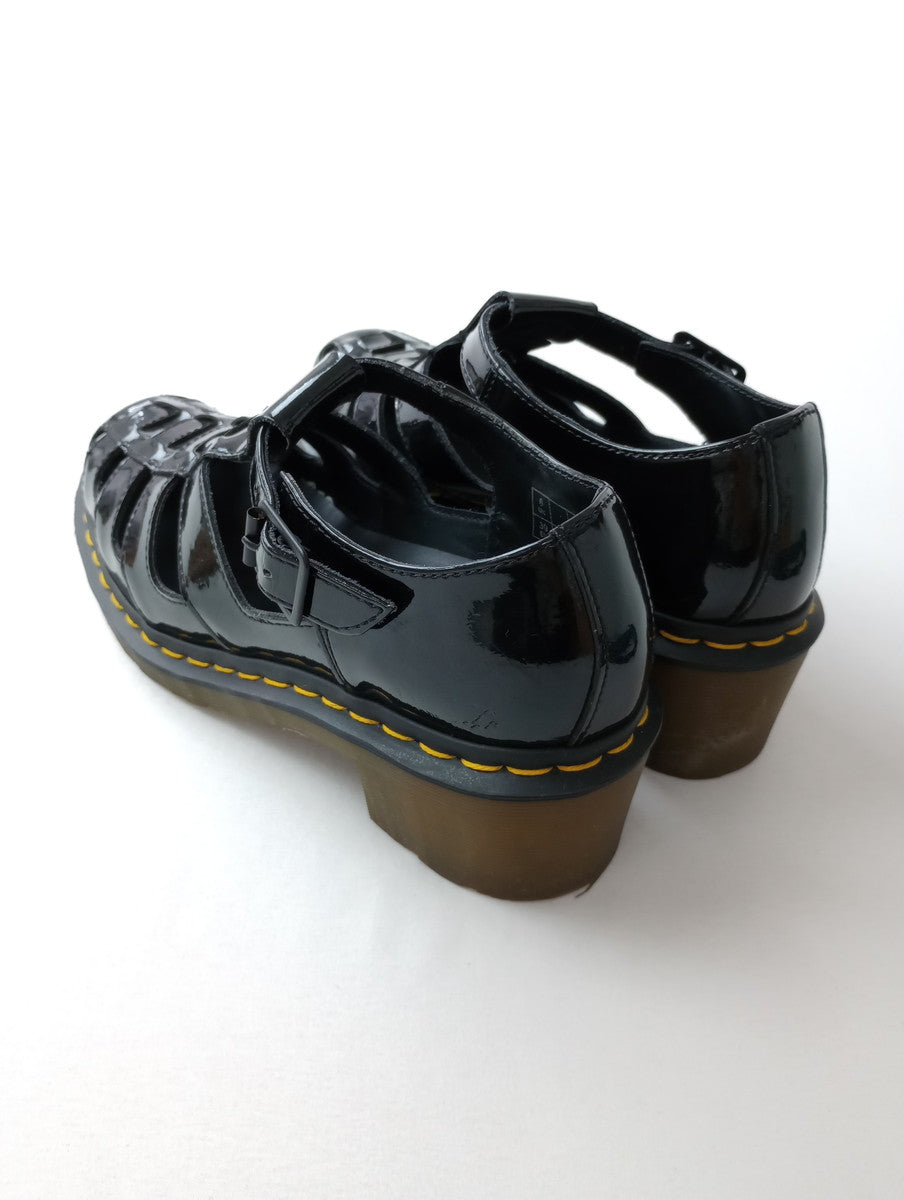 Dr.Martens ドクターマーチン フィッシャーマン サンダル 靴 黒 ブラック  UK6 【中古】