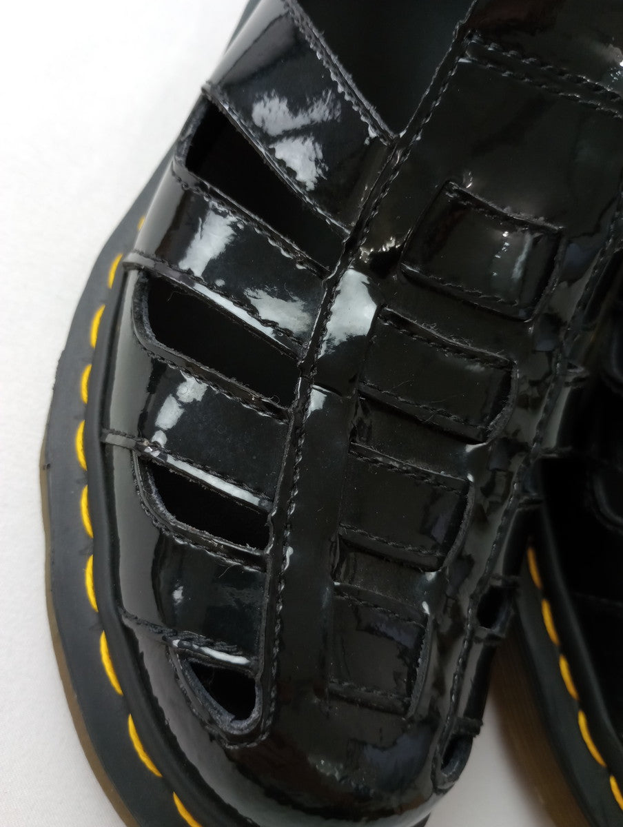 Dr.Martens ドクターマーチン フィッシャーマン サンダル 靴 黒 ブラック  UK6 【中古】