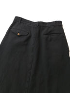 COMME des GARCONS コムデギャルソン ロングスカート 黒 ブラック M  【中古】