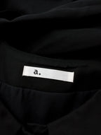 a. エードット 大橋歩 シアー シャツワンピース  黒 ブラック【中古】