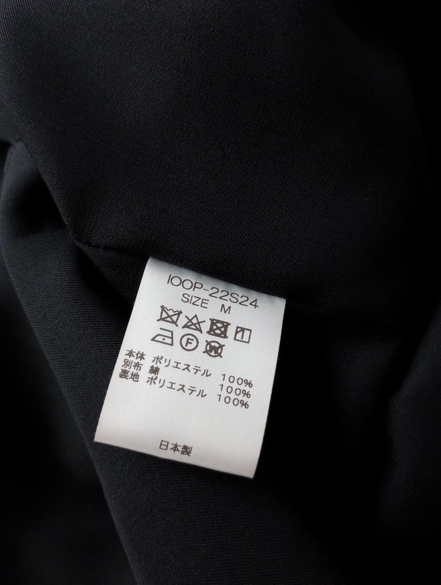 a. エードット 大橋歩 シアー シャツワンピース  黒 ブラック【中古】