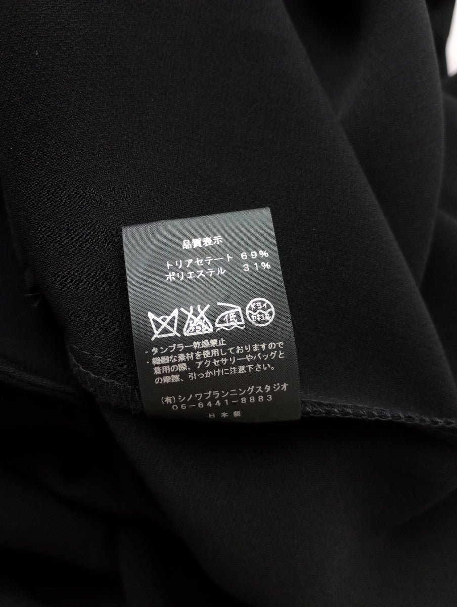 SI-HIRAI スーヒライ ワンピース 黒 ブラック 38  【中古】