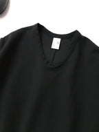 NO CONTROL AIR ノーコントロールエアー フィールドセンサー 2重編みカノコ 5分袖 Tシャツ カットソー トップス  黒 ブラック  (12M＋3905)【中古】