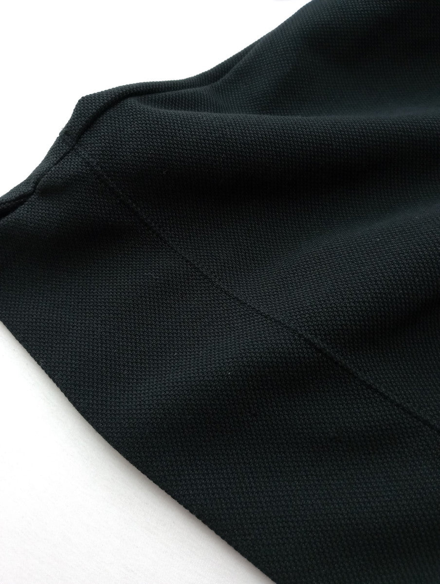 NO CONTROL AIR ノーコントロールエアー フィールドセンサー 2重編みカノコ 5分袖 Tシャツ カットソー トップス  黒 ブラック  (12M＋3905)【中古】