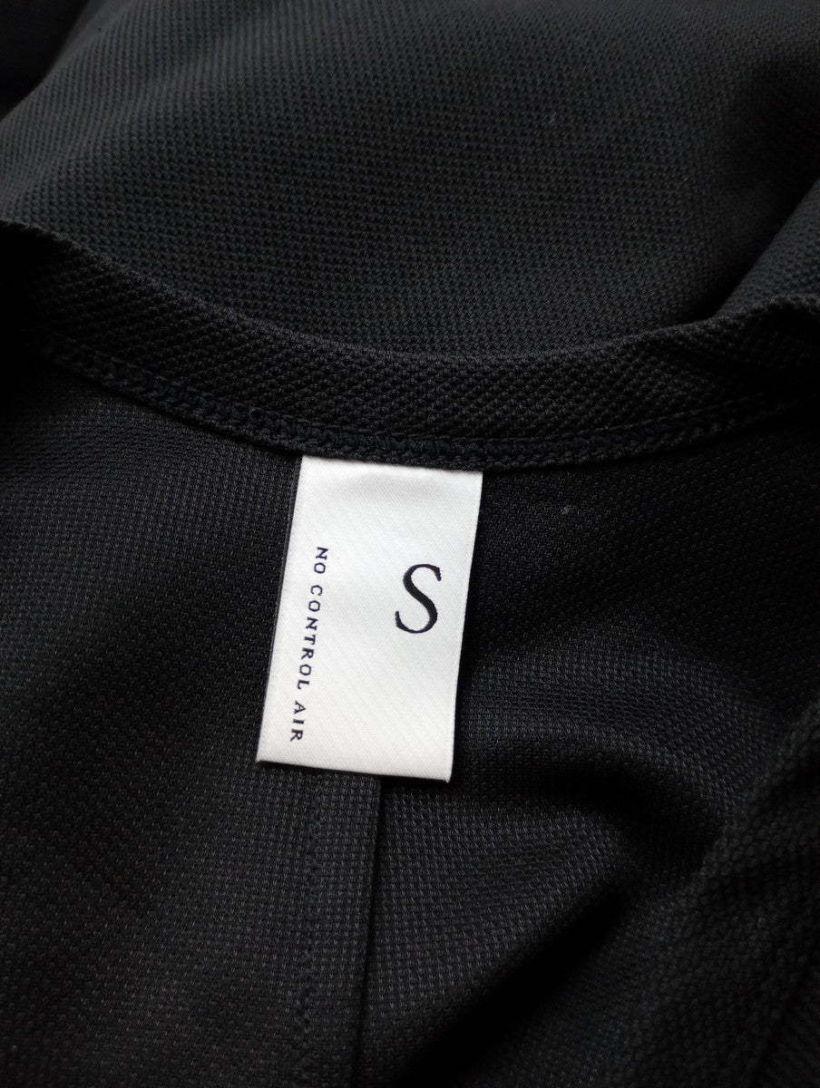 NO CONTROL AIR ノーコントロールエアー フィールドセンサー 2重編みカノコ 5分袖 Tシャツ カットソー トップス  黒 ブラック  (12M＋3905)【中古】